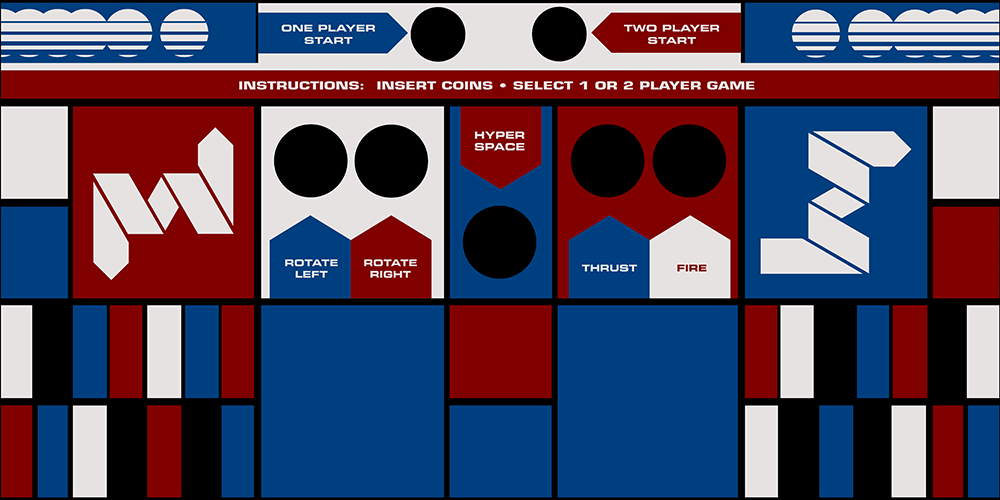 Asteroids Control Art